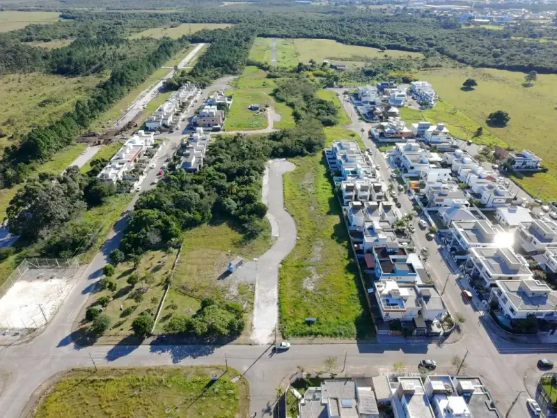 Vista del barrio Itacorubi en Florianópolis para comprar un inmueble sobre plano