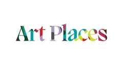Logotipo colorido do Art Places em fundo branco com letras multicoloridas — Art Places em Centro, Florianópolis