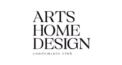 Logotipo do Arts Home Design Condomínio Club em fundo branco — Arts Home Design em Ingleses, Florianópolis