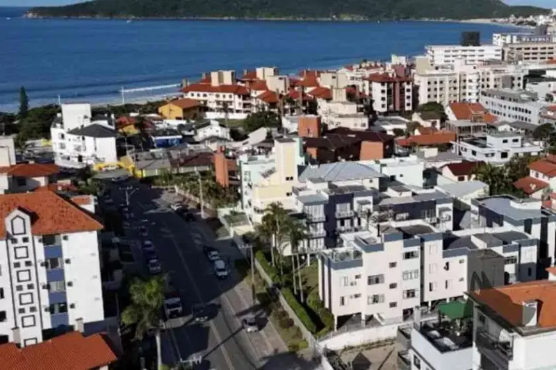 Vista del barrio Santinho en Florianópolis para comprar un inmueble sobre plano