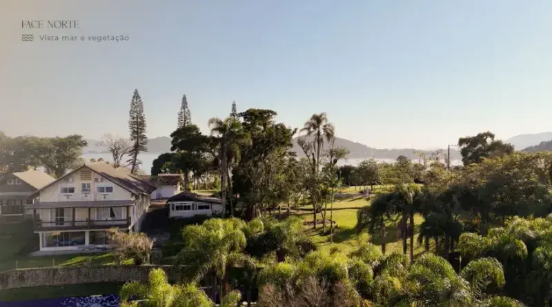 Vista del barrio Cacupé en Florianópolis para comprar un inmueble sobre plano