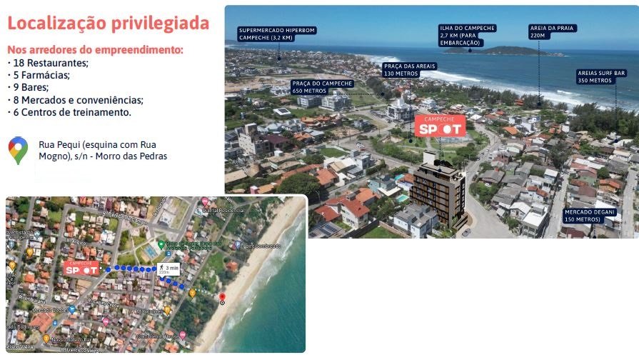 250m da praia, Campeche Spot