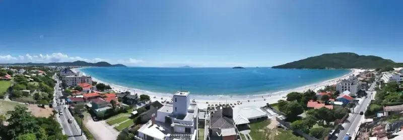 Vista del barrio Ingleses en Florianópolis para comprar un inmueble sobre plano