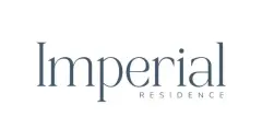Logotipo do empreendimento Imperial Residence em azul acinzentado sobre fundo branco — Imperial Residence em Campeche, Florianópolis