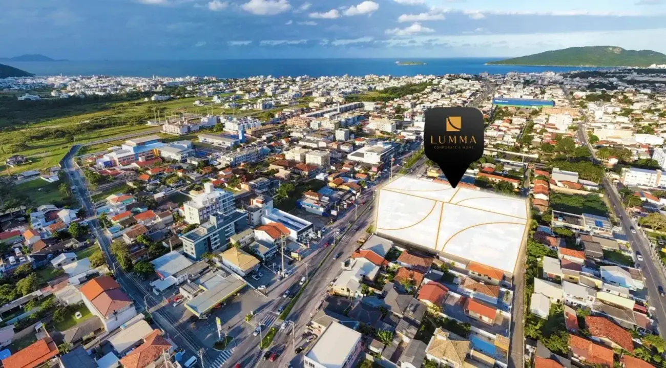 Vista do bairro Ingleses em Florianópolis para imóveis na planta