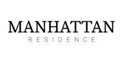 Logotipo Manhattan Residence com tipografia preta em fundo branco — Manhattan Residence em Ingleses, Florianópolis