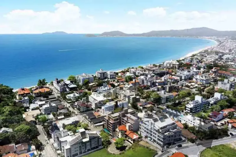 Vista del barrio Canasvieiras en Florianópolis para comprar un inmueble sobre plano