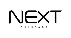 logotipo NEXT TRINDADE preto tipografia moderna fundo branco — Next Trindade em Trindade, Florianópolis
