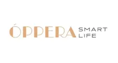 logotipo Óppera Smart Life tipografia dourado preto fundo branco — Óppera Smart Life em Campeche, Florianópolis