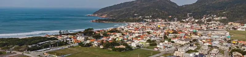 Vista del barrio Barra da Lagoa en Florianópolis para comprar un inmueble sobre plano