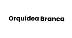 logotipo Orquídea Branca tipografia bold preta fundo branco — Orquídea Branca em Canto, Florianópolis