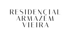 logotipo Residencial Armazém Vieira tipografia serifada preta fundo branco — Residencial Armazém Vieira em Saco dos Limões, Florianópolis