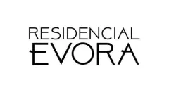 logotipo Residencial Évora tipografia sans-serif preta fundo branco — Residencial Evora em Centro, Florianópolis