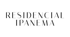 logotipo Residencial Ipanema tipografia serifada fina preta fundo branco — Residencial Ipanema em Saco dos Limões, Florianópolis