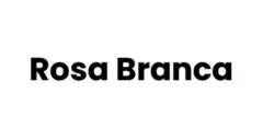 Logotipo Rosa Branca em tipografia bold sobre fundo branco — Rosa Branca em Canto, Florianópolis