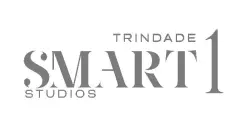 Logotipo Smart 1 Studios Trindade em tipografia serifada cinza sobre fundo branco — Smart 1 Trindade em Trindade, Florianópolis