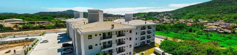 Vista del barrio Vargem do Bom Jesus en Florianópolis para comprar un inmueble sobre plano