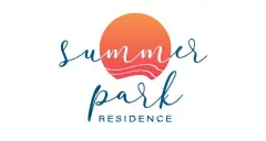 Logotipo Summer Park Residence com círculo solar em degradê laranja — Summer Park Residence - Fase 2 em Vargem do Bom Jesus, Florianópolis