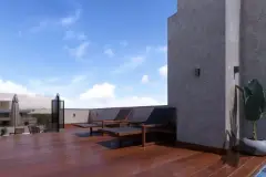 Sala de jogos com mesa de ping-pong azul e mesa de sinuca verde — Tramonto em Ingleses, Florianópolis