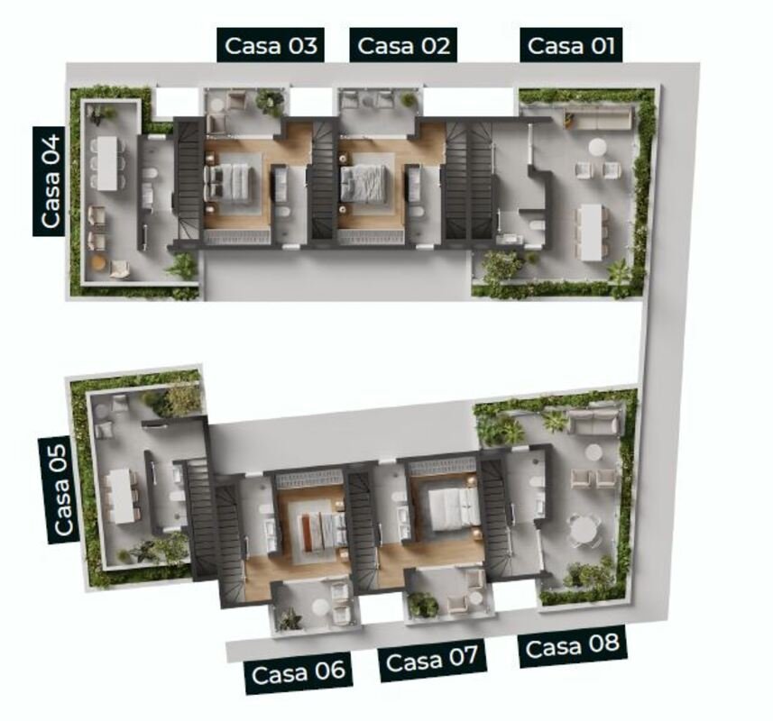 Triplex em Condomínio fechado