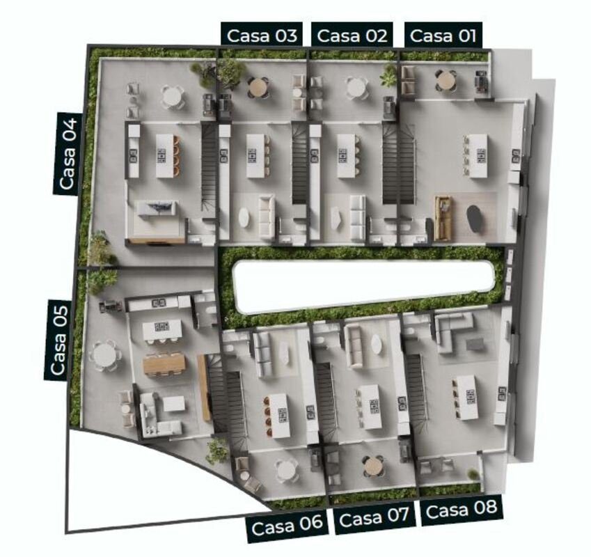 Triplex em Condomínio fechado