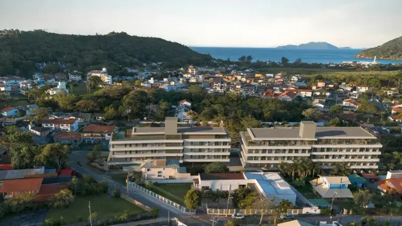 Vista del barrio Ponta das Canas en Florianópolis para comprar un inmueble sobre plano