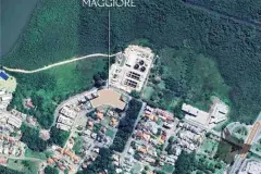 Mapa de satélite com localização do empreendimento próximo à lagoa e mata atlântica em João Paulo — Villa Maggiore em João Paulo, Florianópolis